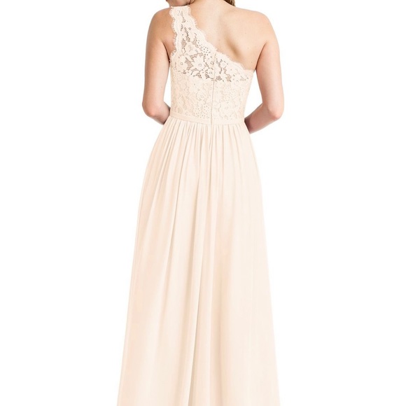 Azazie Demi Bridesmaid Dress - Rose Petal (VERY pale pink, almost cream/blush.) - Picture 7 of 10